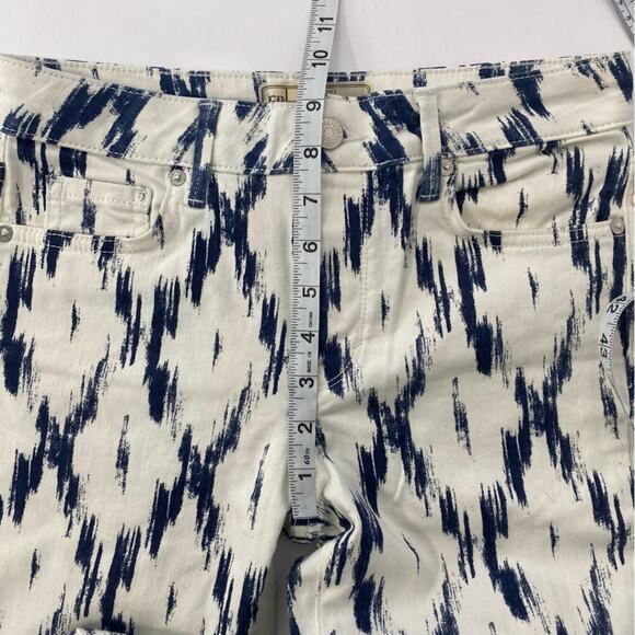 Free People indigo skies printed crop flare jeans - Picture 9 of 11